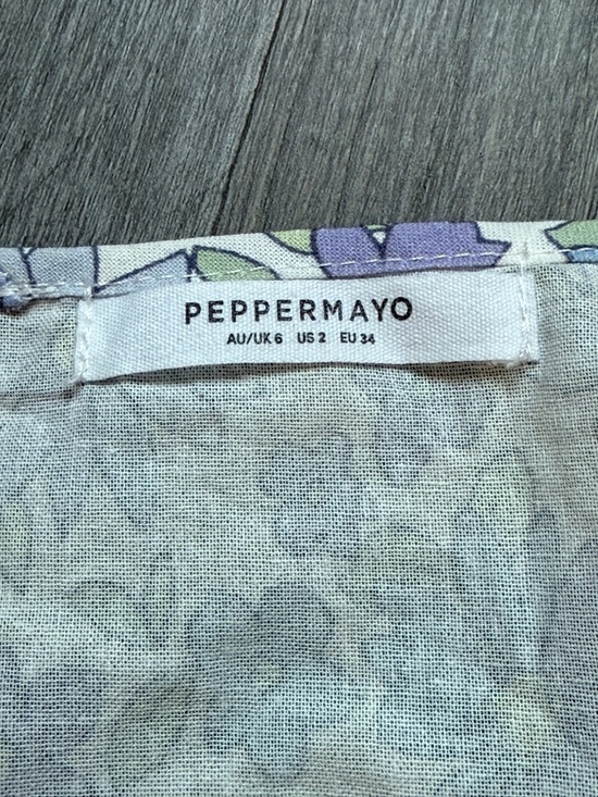 Peppermayo Wrap Floral Mini Skirt US 2 Feminine Spring Summer - Picture 5 of 10